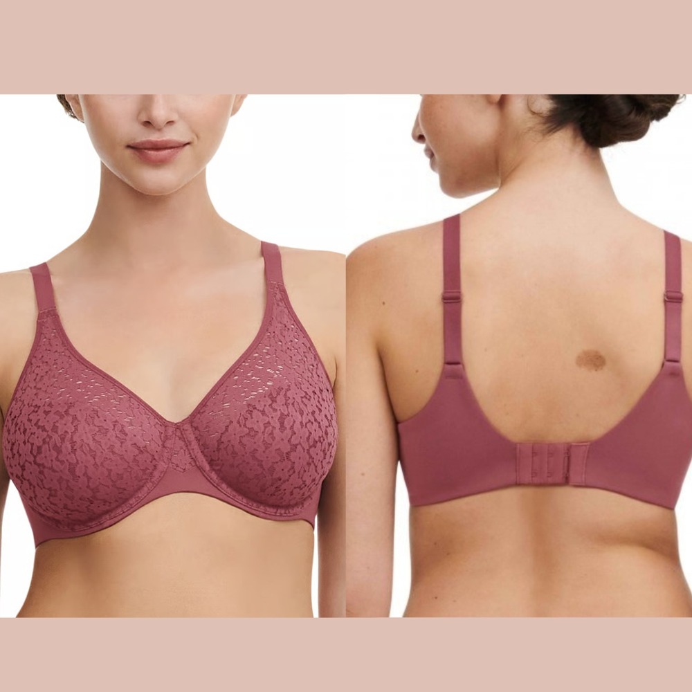 NWT $88 Chantelle Lingerie [ 34C ] Norah‎ Comfort Underwire Bra in Sepia #U1578